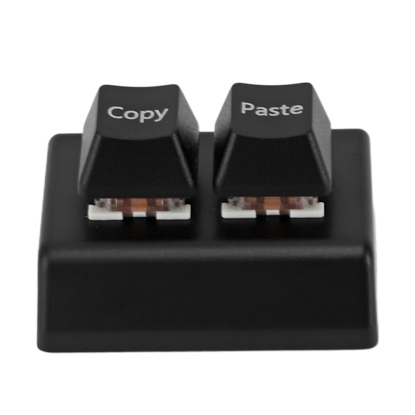 Programmerbar knappsats 2 nycklar Kopiera klistra Röd Switch USB C-anslutning Mini mekanisk knappsats för Gaming Office Media