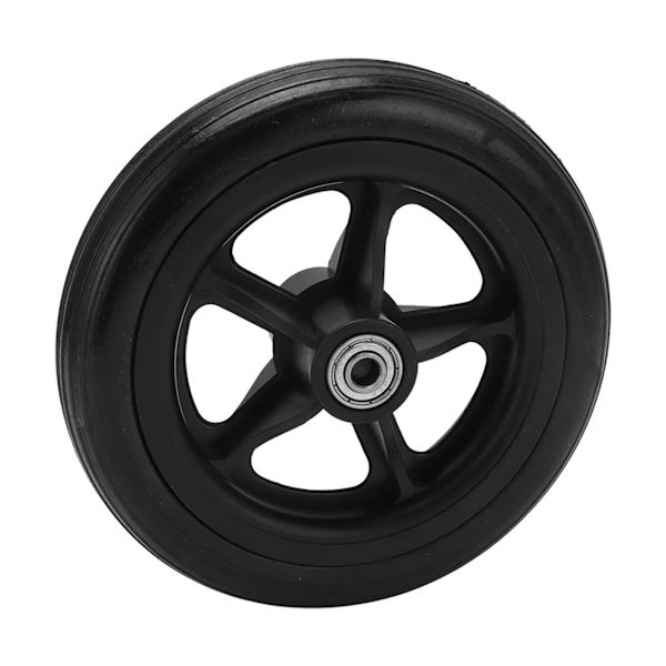 Rullstols Hjul 163mm PU Lågt Brus Walker Caster Reservdel för Rollator Vagn