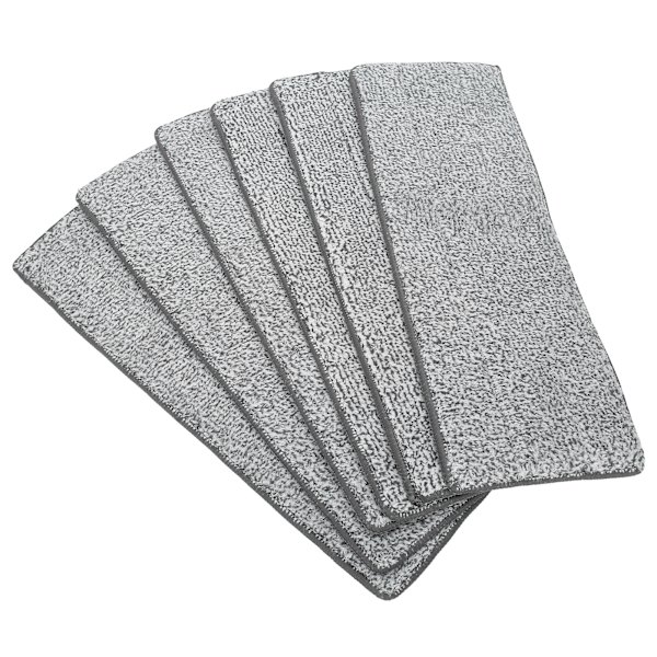 6 kpl moppiliinan vaihto, konepestävä mopin päätyyny kodin lattian puhdistukseen 33x12cm