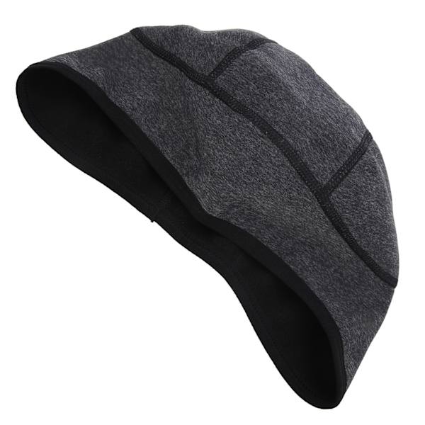 Pyöräilyn cap tuulenpitävä thermal cap, jossa on lasireiän ajovarusteet tummanharmaa