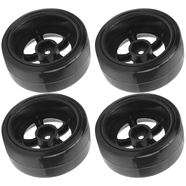 4 stk 63 mm RC gummi antiskriddæk Driftsdæk udskiftning Passer til WPL D12 1/10 RC bil