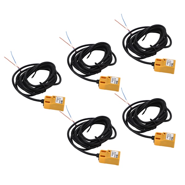 5PCS Induktiv närhetssensor NPN IP65 ABS-hölje Högfrekvens närhetssensorbrytare DC10‑30V