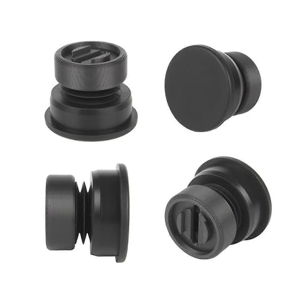 Antivibrationsgummifødder til Bambu Lab 3D-printere, til P1 X1 A1 Mini Skridsikker, Støvtæt Des Black