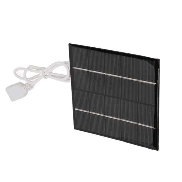 1.2W 5V Mini USB Solpanel Bærbar Letvægts Polykrystallinsk Silicium Lille Solpanel til Mobiltelefon
