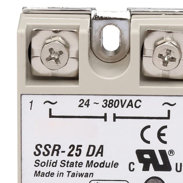 Enkeltfaset solid state relæ lav støj ingen gnist relæmodul til strømstyringsapplikation SSR 25DA