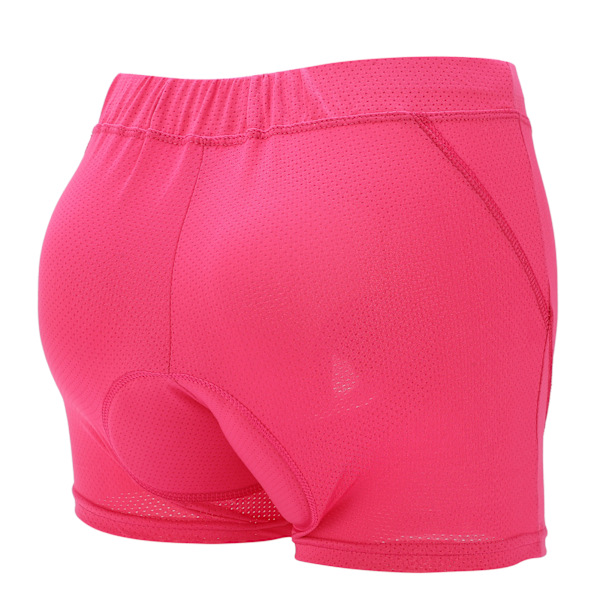 Cykling Vadderade Shorts Silikonkudde Design Elastiska Mjuka Andningsbara Bekväma Cykelunderkläder för KvinnorXL