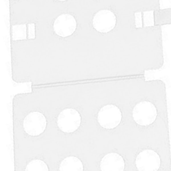 Skjorte Folding Board Portable Home Stor Folding Board Klær mappe for bukser Shorts T-skjorte Hvit