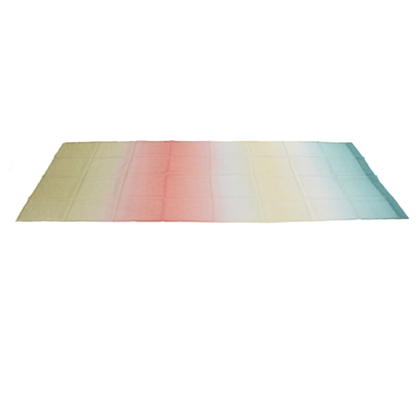 1x2,7m Gradient Vindusgas Voile Gardiner Moderne Tulle Gjennomsiktige Gardiner for Soverom Lekeplasser Nedre Gult