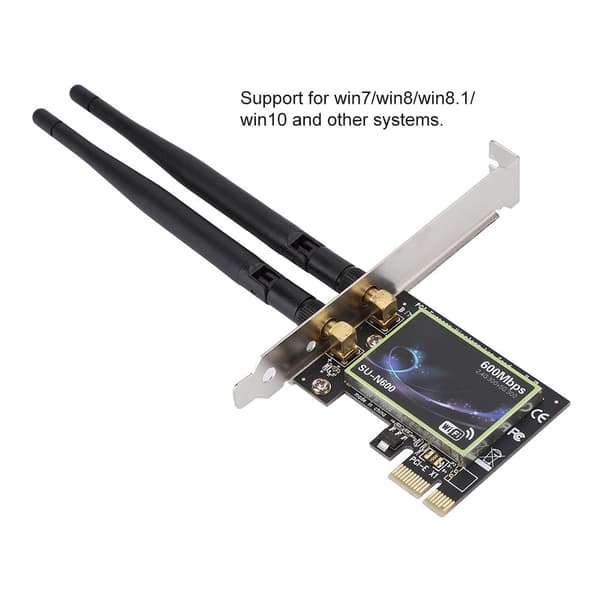 SU N600 PCI-E Desktop Computer Trådløst Netværkskort med Høj Hastighed til Windows