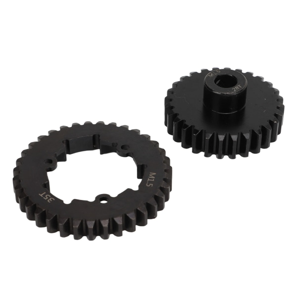 RC 35T Spur Gear Stål Slitstarkt Fint utförande M1.5 RC Spur Gear Pinion Set för TRAXXAS 1/5 6S 28T