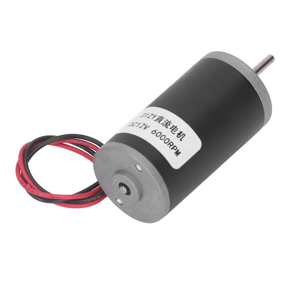 Permanent Magnet Motor DC 12V Reversibel CW CCW Stor Vridmoment Høj Hastighed Elektrisk Motor 6000RPM
