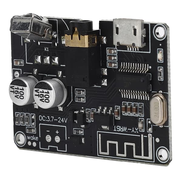 Bluetooth 5.0 Stereo Audio Decoder Board Justerbar Lydstyrke Højttalerforstærker