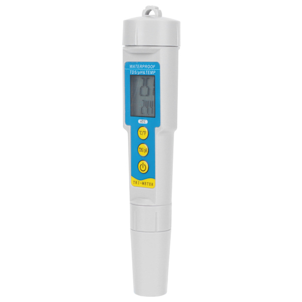 PH-986 3 i 1 Vattenkvalitetstestare PH/TDS/TEMP Testpen Multifunktionell Bärbar Mätare