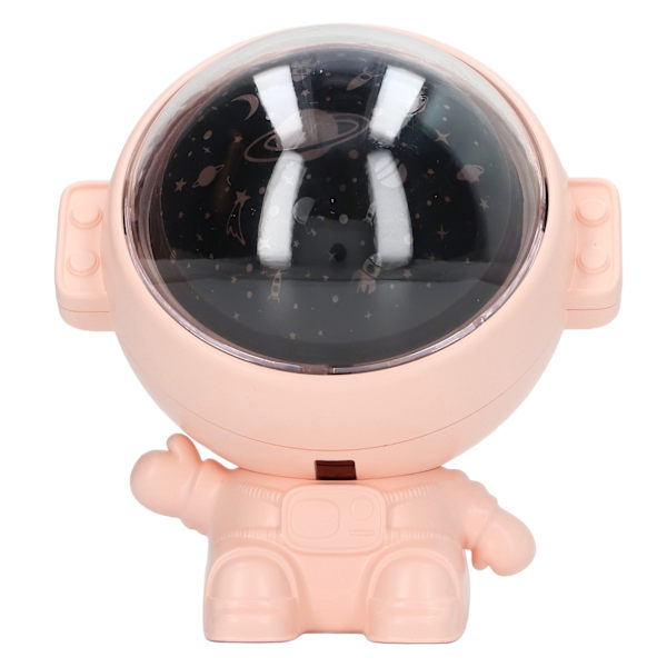 Astronaut Projektor Stjernelys Roterbar USB-lading Astronaut Projektor Stjernelys med Musikkfunksjon 5V 1A Rosa