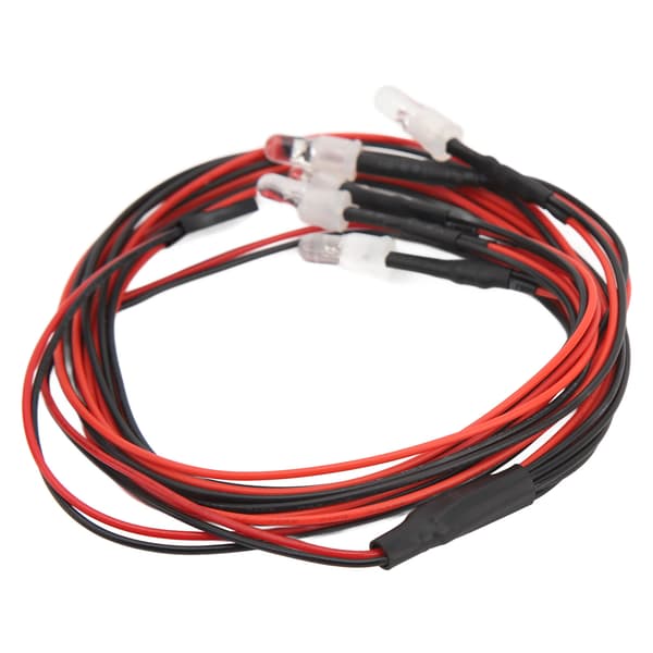 RC Bil Lys Kit Universal Hvid Rød Blå 6 LED RC Lys til Hsp til Redcat til Axial Scx10 D90 til Hpi