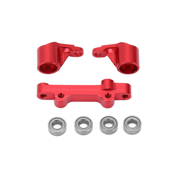 Alumiiniseoksesta valmistettu ohjausryhmän kokoonpano RC-auton päivitysosat LOSI 1/18 Mini T 2.0 2WD Punainen