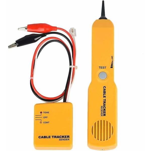 Wire Tracer och Toner - Nätverkskabel Tester RJ-11 Socket - Lokalisera ledningar och kablar - Testa kretskontinuitet