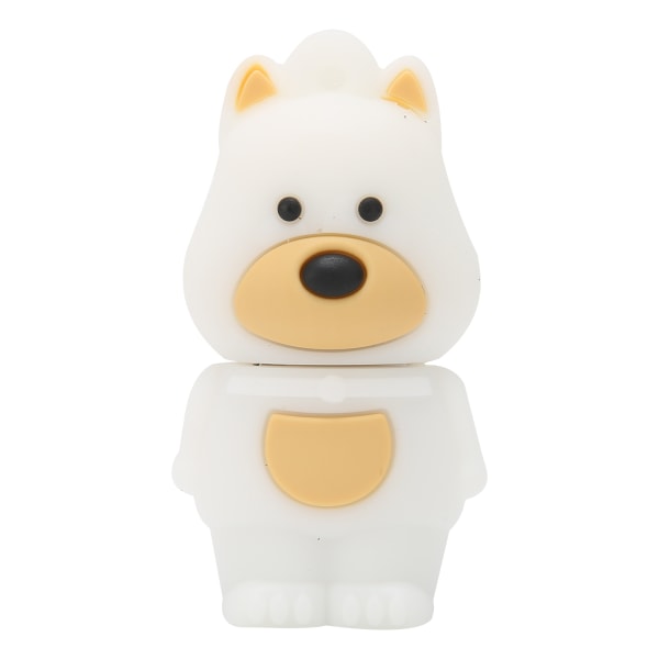 Flash Drive Bærbar Cute Dog Doll 2.0 USB Thumb Memory Stick til informationslagring Dataoverførsel Gift64GB