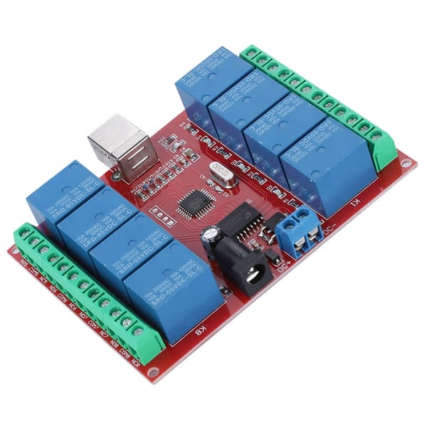 8-kanals 5V computer USB intelligent kontrolrelæmodul, driverfri