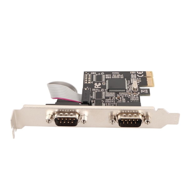 PCIe RS232 -sarjasovitinkortti 250 kbps 2 porttia PCI Express X1 Plug and Play PCIe to Dual Serial Card tulostinskanneria varten