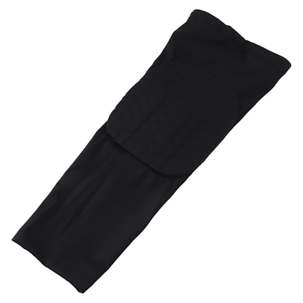 Sport Knäskydd Svart Mjuk Flexibel Polyester Ergonomisk Bärbar Skyddande Kompressionsknäskydd för Män Kvinnor L
