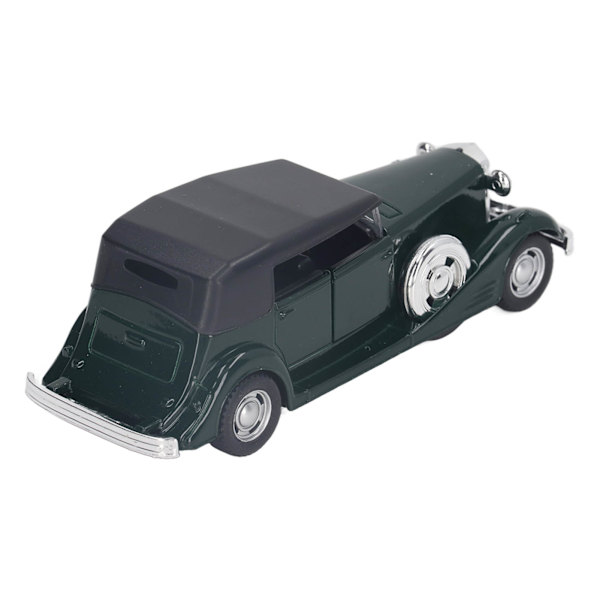 1:32 Klassinen automalli Seos Vintage-lelu Avattavat ovet Malli Antiikki Vetoautolelu Vihreä