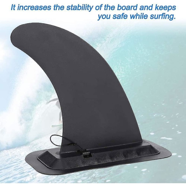 Löstagbar Center Fin Stand Up Paddle Board Ersättningsfena för surfbräda