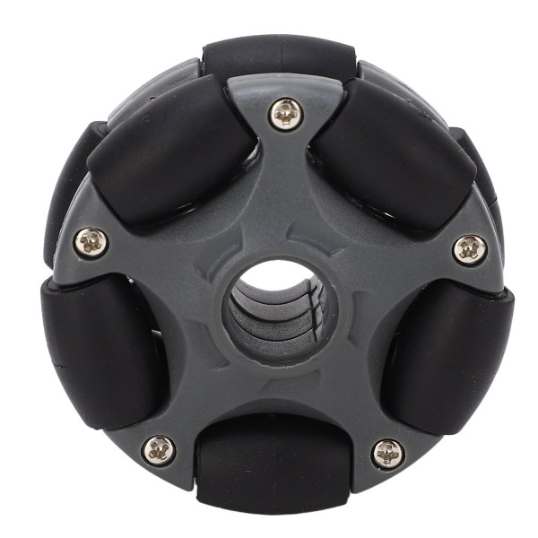 58 mm Plast Omni Wheel Dubbelrad Roterande Omni Directional hjul Ersättningsdelar 14135