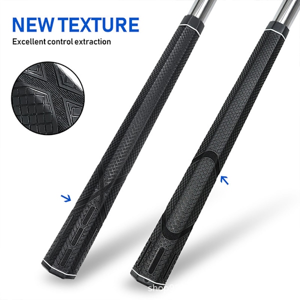 Hexagonal Golfgreb Gummi Puttergreb Swing Trainer Beskyttelsesovertræk