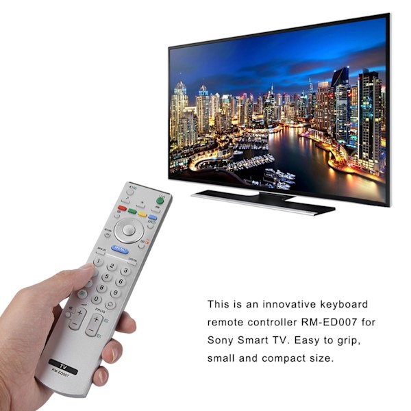 Erstatnings-tv-fjernbetjening tv-controller til Sony RMED007