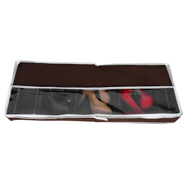 Vedenpitävä kenkien säilytyslaatikko vetoketjulla PVC-kannella Kenkäjärjestäjälaatikot Säädettävät väliseinät L 84x31x11,5cm