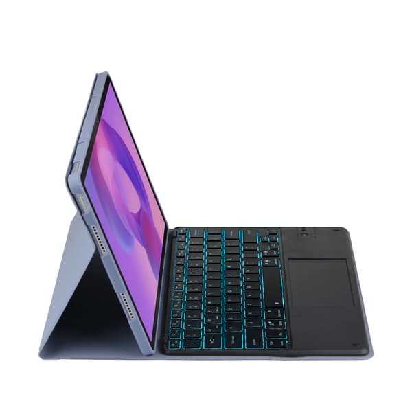 Bluetooth Keyboard Case for Lenovo Idea Tab Pro 2025 12.7 inch Purple