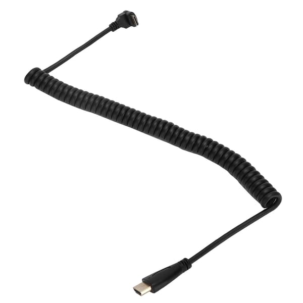 HDMI A till HDMI C Spiralkabel Video Ljudadapter