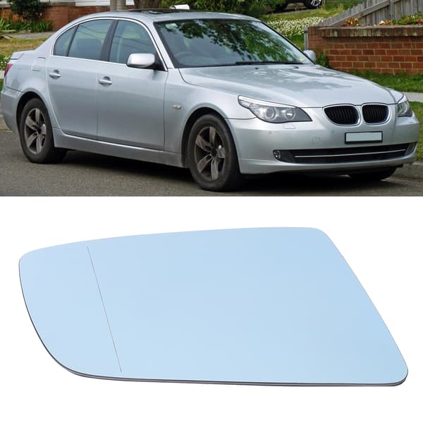 Højre side opvarmet sidespejlglas til BMW 5-serie E60 E61 6-serie E63 E64