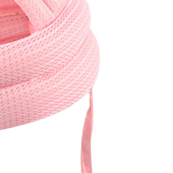 Babysikkerhedshjelm Forebygger Fald Blød Justerbar Toddler Hovedbeskyttelseshat til Krybning Gang Bamboo Dragonfly Pink