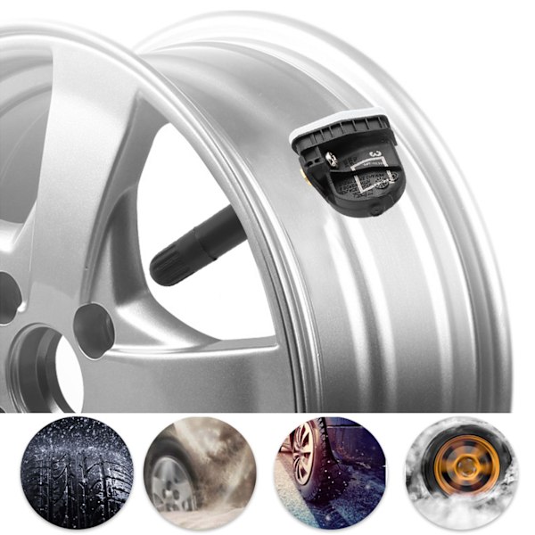 4 st Däcktrycksensorer TPMS 2036832 Passar för Ford Ecosport/Fiesta/Focus