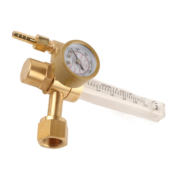 Argon Regulator Manuel Justering Svejsning Gas Flowmeter Trykreduktion med Måler