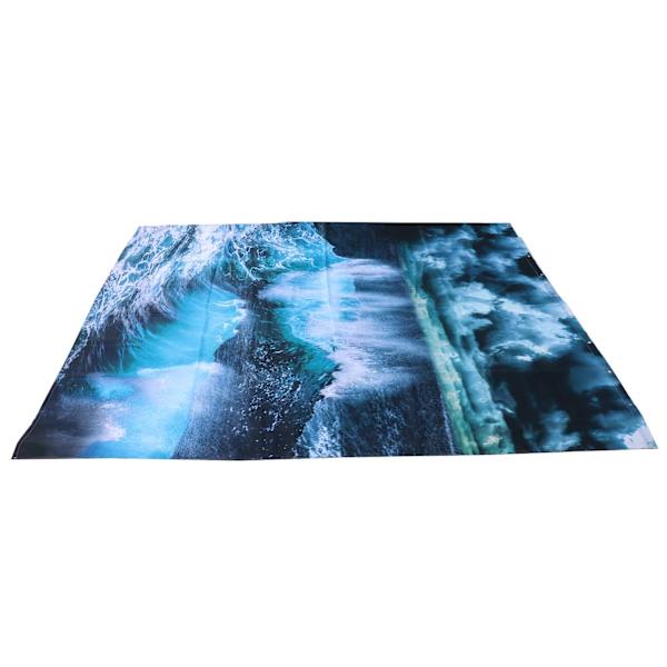 Innovativ bruseforhæng med ophængsringe Badeforhæng Hjem Badeværelsestilbehør 150x180cm