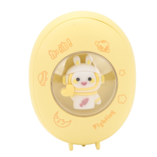 Space Bunny Kädenlämmitin Kannettava USB Ladattava Kädenlämmitin 3 Lämmitystasoa Säädettävä Käsienlämmitin Toimistoon Ulkokäyttöön Keltainen