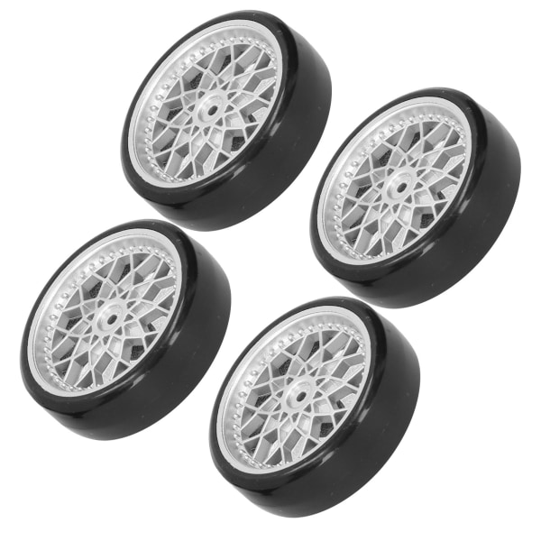 4st fjärrkontroll bil metallaxel däckset set för WPL D12 Micro Truck Model Carsilver