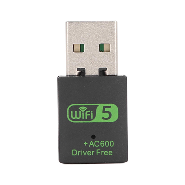 Trådløs netværkskortadapter Professionel 600 Mbps 2.4G 5G Dual Band USB WiFi Bluetooth 5.0 Adapter til stationær bærbar pc
