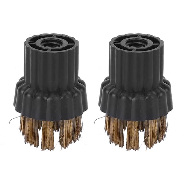 2 stk. messingbørstehode erstatningsdeler tilbehør passer for Steam Mop X5