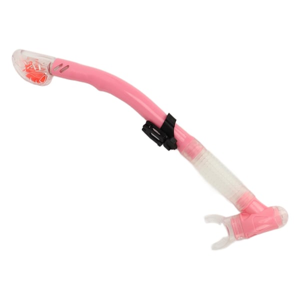 Torrsnorkelrör PVC-silikon Lätt att andas Lätt simsnorkelrör för dykningsentusiast Rosa