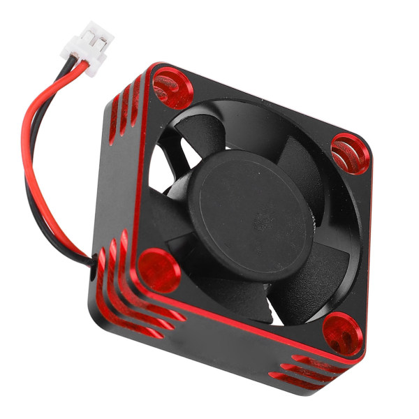 SURPASSHOBBY Elmotor Kylfläkt 30x30mm 28000RPM 58V Passar för 1/10 1/12 1/8 RC-bil (svart röd)