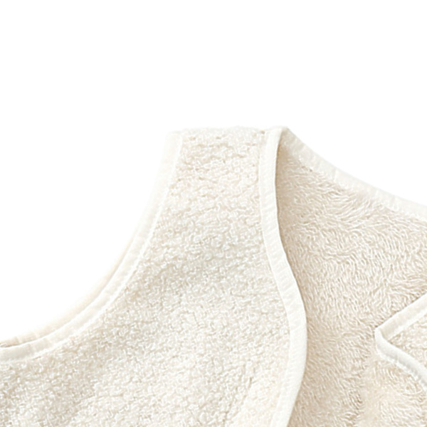 Barnens Tjocka Fleeceväst för Flickor Pojkar Håller Varmt Två Sidor Vinter Ärmlös Dragkedja Jacka Beige 110cm/43.31in