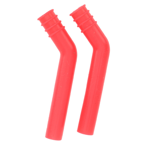 1 par motoravgasrörsförlängare silikonförlängningsrör för HSP 1/8 1/10 RC CarRed