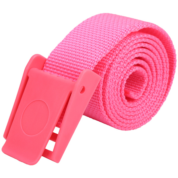 150 cm slitesterkt dykkerbelte Nylonvev midjebelte med plastspenne tilbehør Rosa