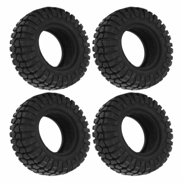 4 st Micro Crawler Däck Mjukt Gummi Hjul Uppgraderingsdel för Axial SCX24 1/24 RC Biltillbehör Typ B