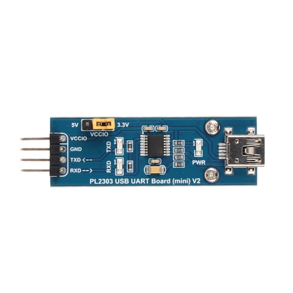 USB till UART TTL-modul USB Mini AB-kontakt 3 strömlägen 3 LED USB UART seriell adaptermodul för Win XP 7 8 10 11