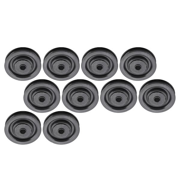 10 stk Universal remskive hjul Fitness hejseudstyr tilbehør Nylon leje kerne90mm
